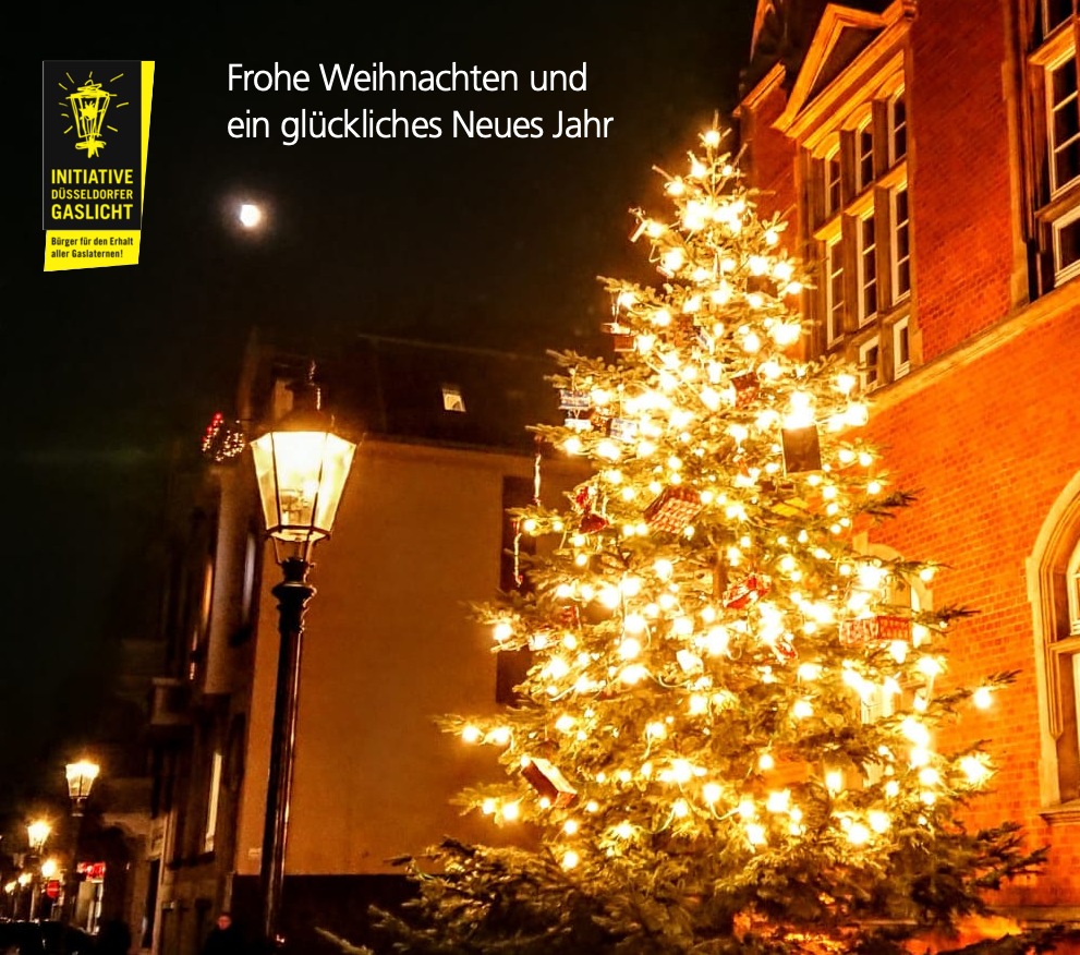 Weinschtsgrüße vom Düsseldorfer Gaslicht